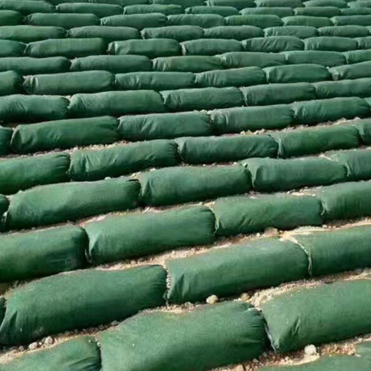 Geobag is a kind of geotextile, which is filled with sand or local soil in the form of bag. Geobag is an alternative method to replace rocks in coastal protection, river slopes or river channels that are vulnerable to hurricanes. It is made of woven and nonwoven geotextile materials and polypropylene (PP) polymer materials or polyester (PET). Sew with strong thread with high tension to bear the water flow on the geotextile bag.