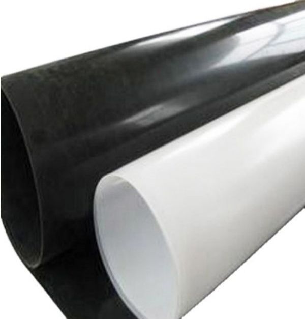Geomembrane is made of high density polyethylene material. This material has good properties for ultraviolet (UV) light, alkaline compounds, high transparency and microorganisms. For architecture, the color and thickness can be customized (black, white, green, blue and brown).