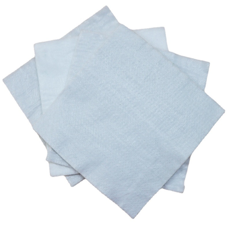 Staple nonwoven geotextile made of PP material needle punched. Nonwoven geotextiles have strong penetration, flexibility and high permeability. Nonwoven geotextile materials are made of polyester fiber (PET) and polypropylene (PP). This material selection is based on user requirements